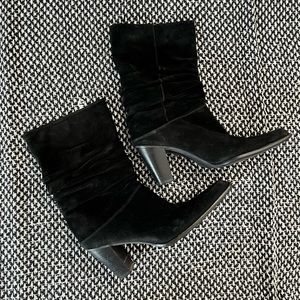 Stuart Weitzman Black Slouch Boot Size 6